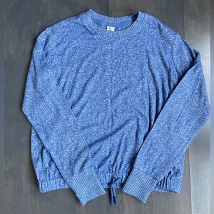 Athleta Girls Blue Long Sleeve Top Size Medium 8/10